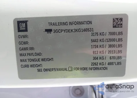 2019 Chevrolet Silverado 1500 Lt from USA, damaged, VIN 3GCPYDEK3KG146531